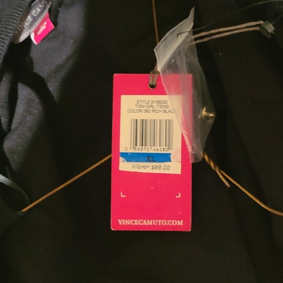 Vince camuto women Blousexl black new tags - Picture 10 of 10